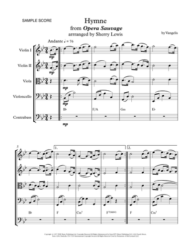 Hymne (arr. Sherry Lewis)