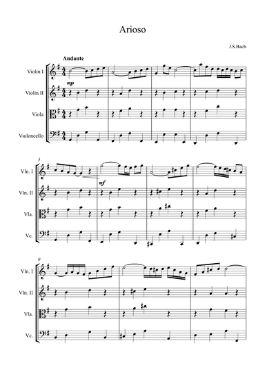 Arioso (arr. Alex Nunes Rodrigues)