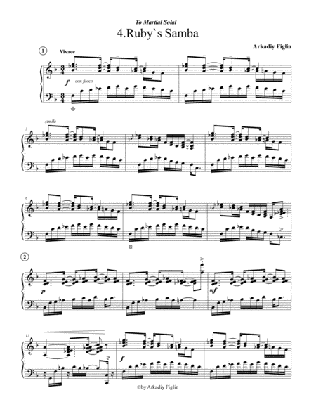 4.Ruby`s Samba from Morceaux de Salon