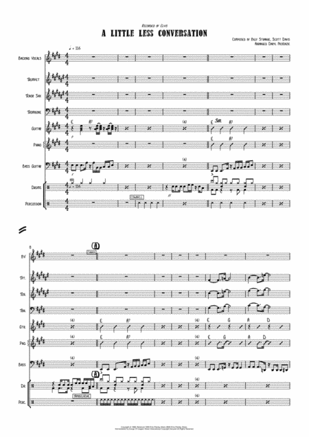 A Little Less Conversation (arr. Daryl McKenzie)