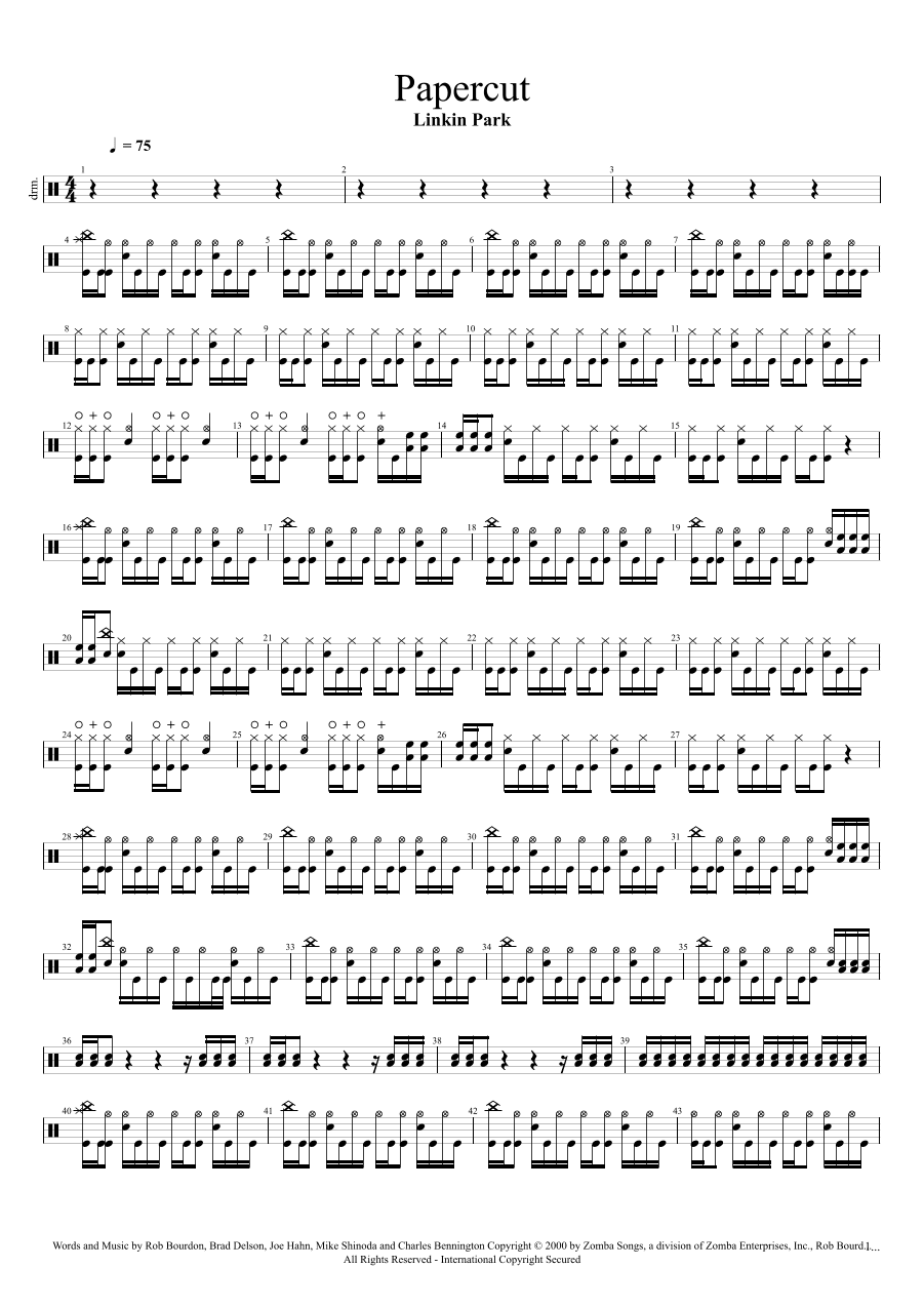 Papercut (arr. Cyril Mayer)