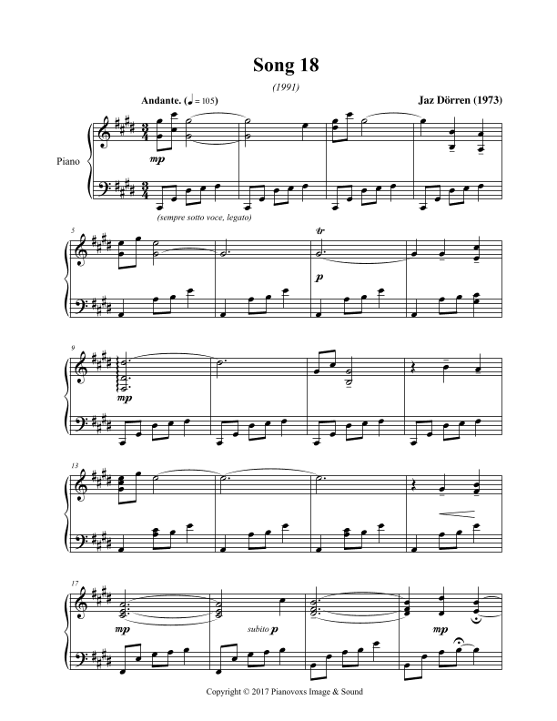 Song No. 18