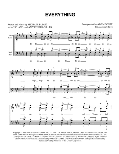 Everything (arr. Adam Scott)
