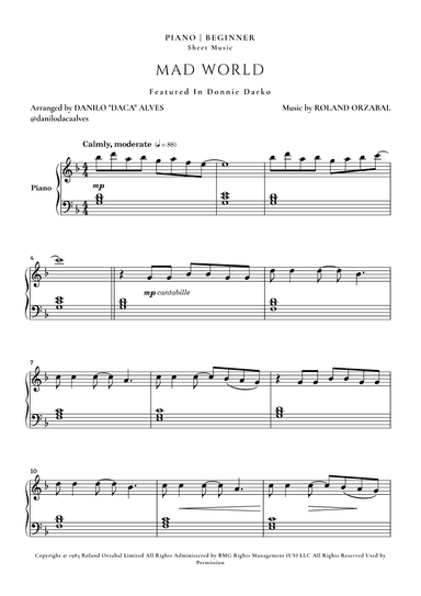 Mad World (arr. Danilo "Daca" Alves)