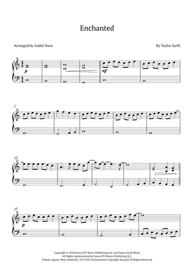 Enchanted (arr. André Nusa)