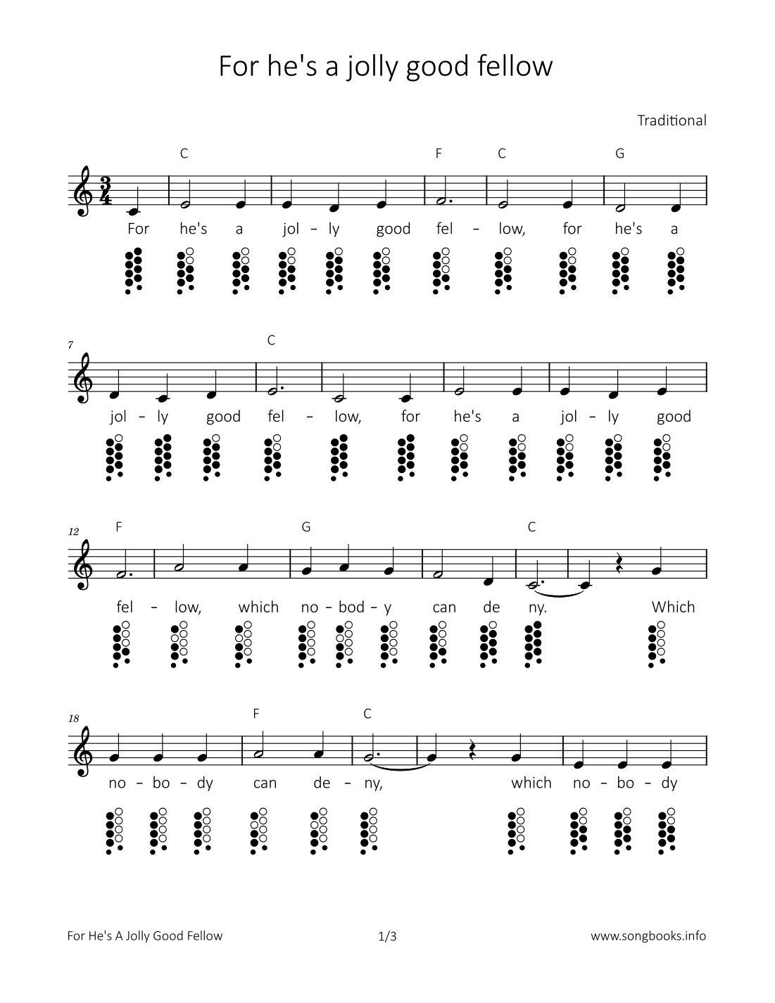 Foggy foggy dew (arr. songbooks.info)