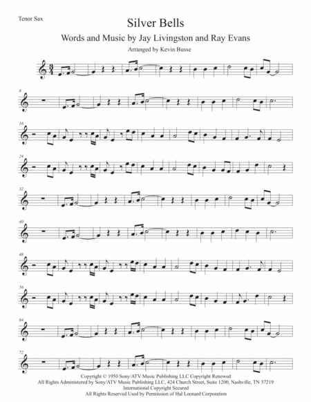 Silver Bells (arr. Kevin Busse)