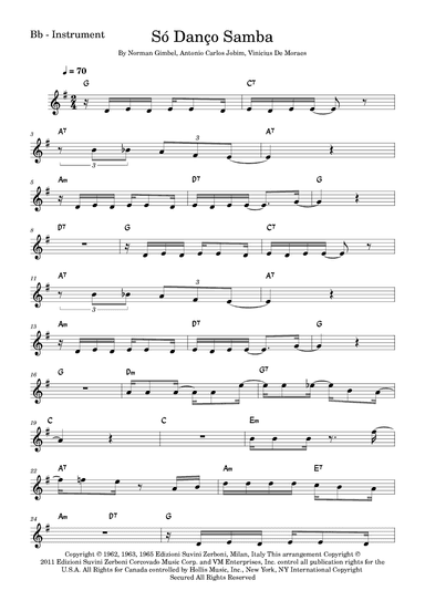 Jazz 'n' Samba (so Danco Samba) (arr. Fabio Eduardo de Oliveira)