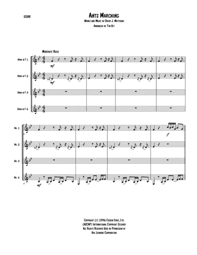 Ants Marching (arr. Tim Olt)