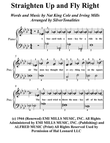 Straighten Up And Fly Right (arr. SilverTonalities)