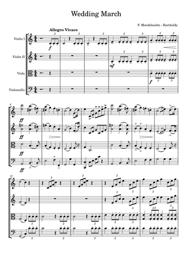 Wedding March (arr. Ad Lib Music)