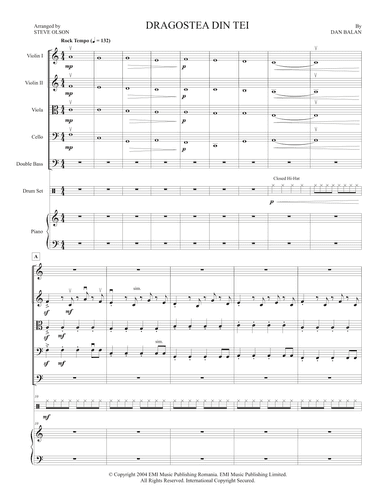 Dragostea Din Tei (arr. Steve Olson)