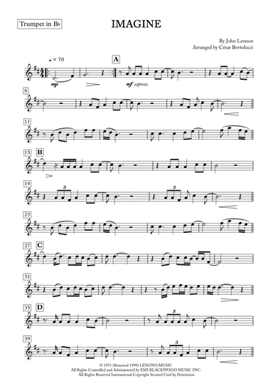 Imagine (arr. ACT Bortolucci)