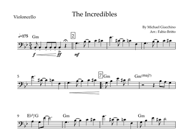 The Incredibles (main Theme) (arr. Fabio Britto)