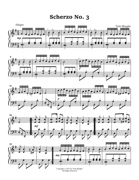 Scherzo No. 3