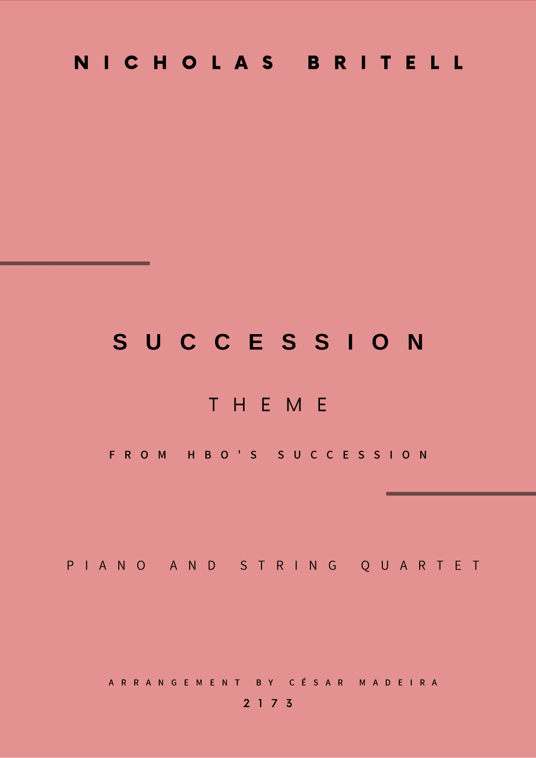 Succession Theme (arr. César Madeira)