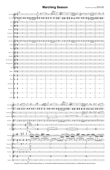 Marching Season - Score Only (arr. Eric Fregoso)