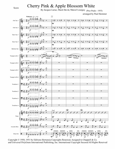 Cherry Pink And Apple Blossom White (arr. Paul Hemmer)