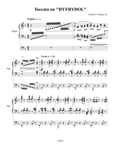 Toccata on Hyfrydol