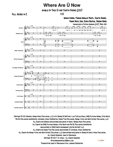 Where Are U Now (arr. Patrick Sheehan)