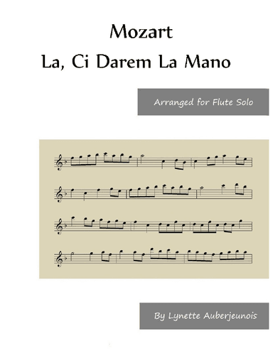 Là, Ci Darem La Mano - Flute Solo (arr. Lynette Auberjeunois)