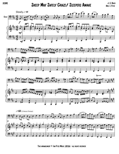 Sleepers Awake/Sheep May Safely Graze (arr. Ian Fitze)