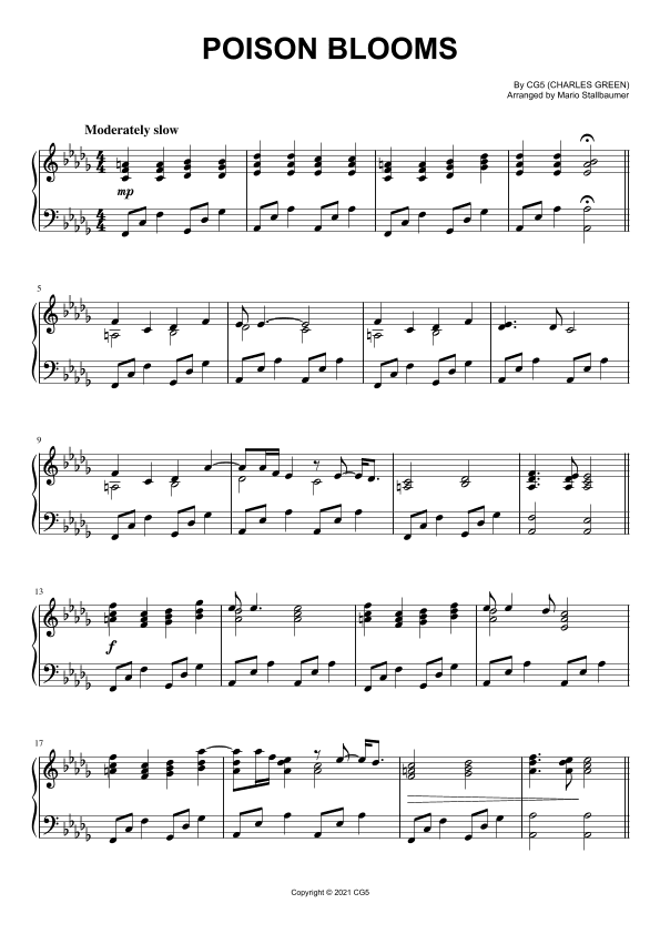 Poison Blooms (arr. Mario Stallbaumer)