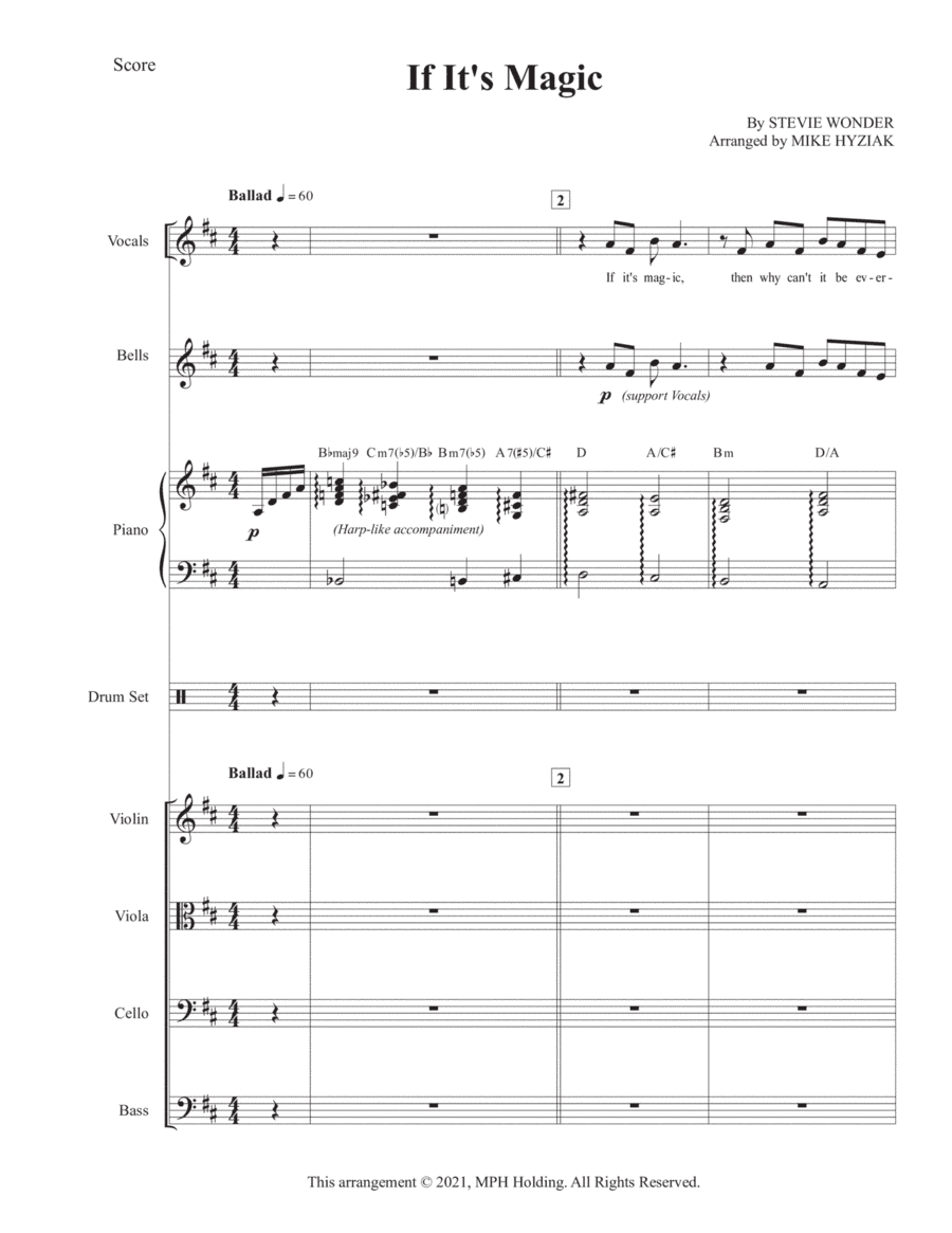 If It's Magic (arr. Mike Hyziak)
