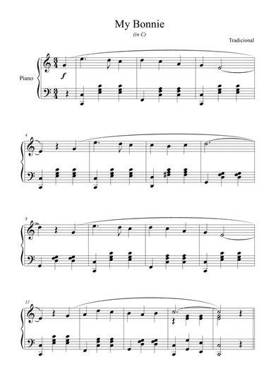 My Bonnie (arr. Douglas Passoni de Oliveira)