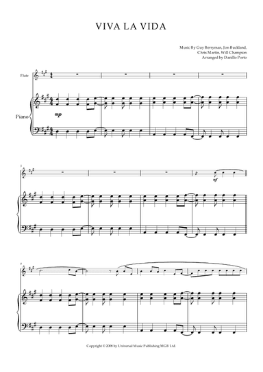 Viva La Vida (arr. Danillo Porto)