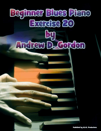 Beginner Blues Exercise 20 for Piano