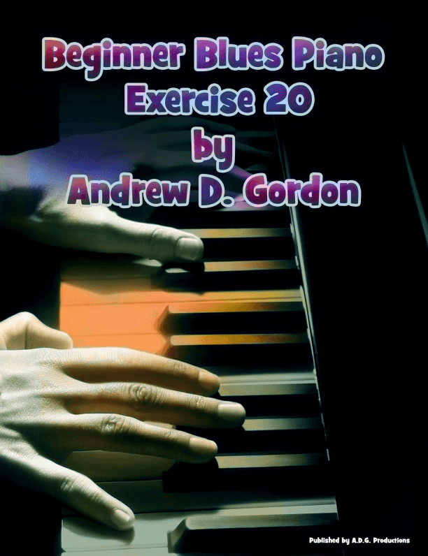 Beginner Blues Exercise 20 for Piano