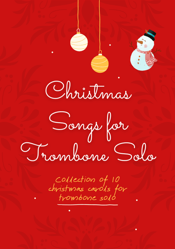 Collection 10 Christmas Carols for Trombone Solo (arr. Marcos Soares)