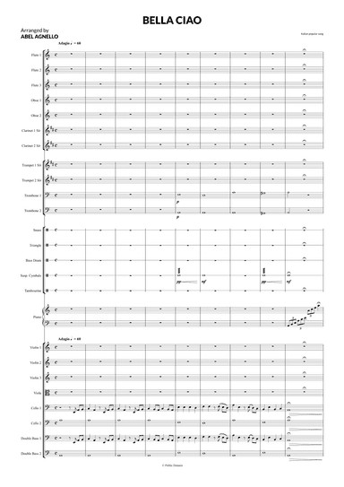 Bella Ciao (arr. Abel Agnello)