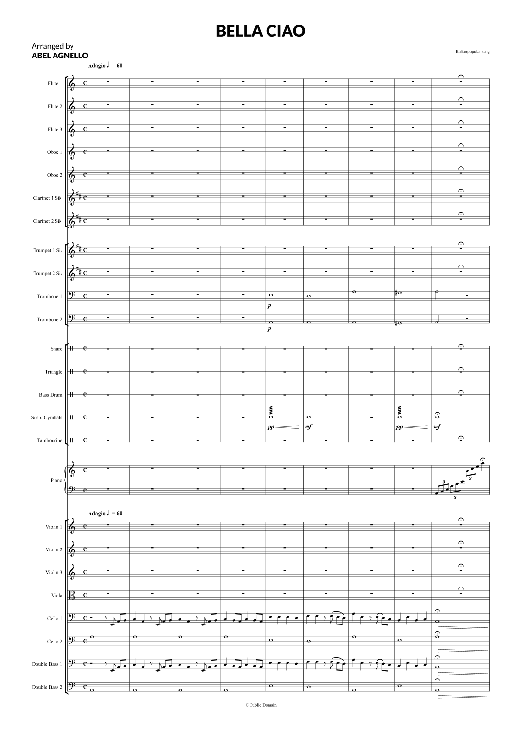 Bella Ciao (arr. Abel Agnello)