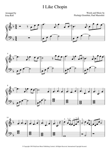 I Like Chopin (arr. Irina Rolf)