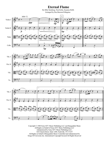 Eternal Flame (arr. Dee Braxton-Pellegrino)