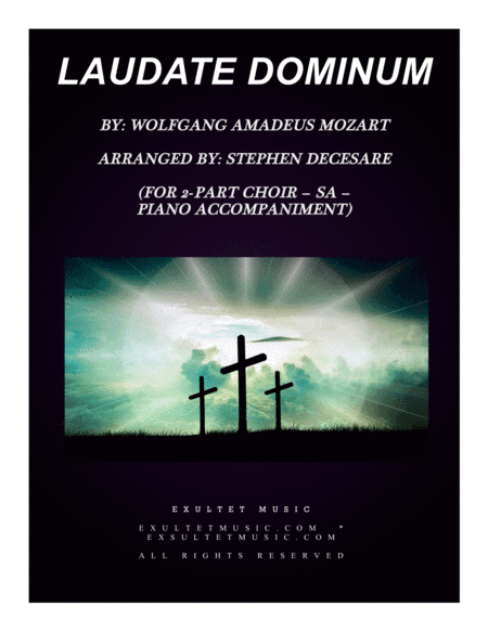 Laudate Dominum (for 2-part choir (SA) - Piano Accompaniment) (arr. Stephen DeCesare)