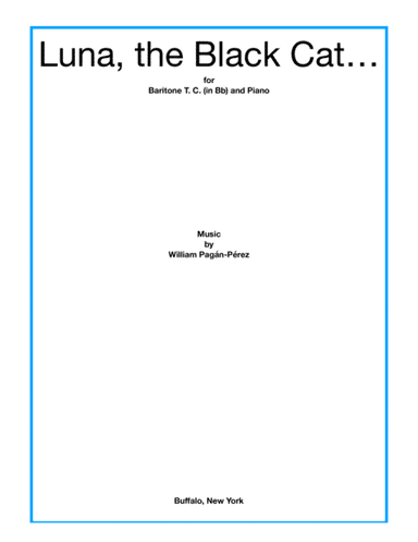 Luna, The Black Cat for Baritone T. C. (Euphonium) and Piano