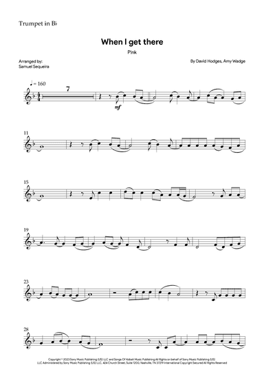 When I Get There (arr. Samuel Sequeira)