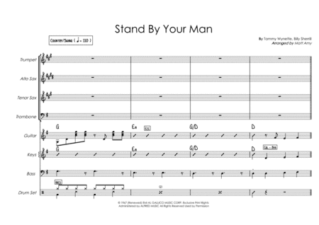 Stand By Your Man (arr. Matt Amy)