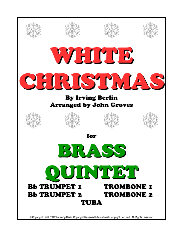 White Christmas (arr. John Groves)