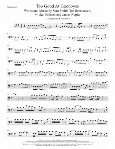 Too Good At Goodbyes (arr. Kevin Busse)