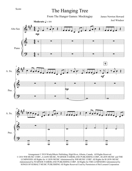 The Hanging Tree (arr. Joel Windsor)