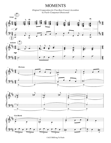 MOMENTS - Little Praeludium