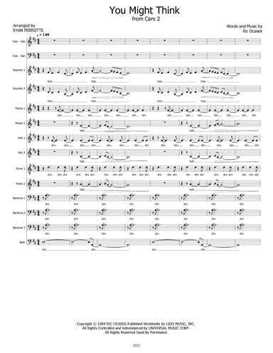 You Might Think (arr. Ryan Perrotte)