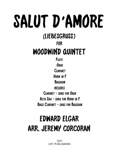 Salut De'Amoure (Liebesgruss) (arr. Jeremy Corcoran)