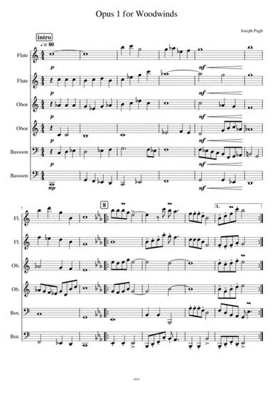 Opus One (woodwinds)