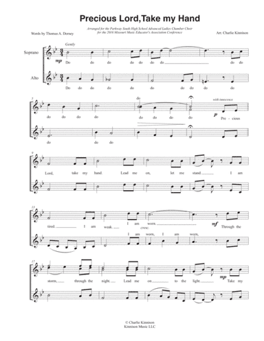 Precious Lord, Take my Hand (arr. Charlie Kinnison)