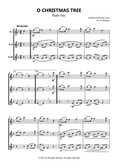 O Christmas Tree (arr. Douglas Wattson)
